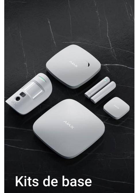 kit alarme ajax starterkit2 avec levée de doute vidéo gprs/ip motiocam en vente chez automatisations services