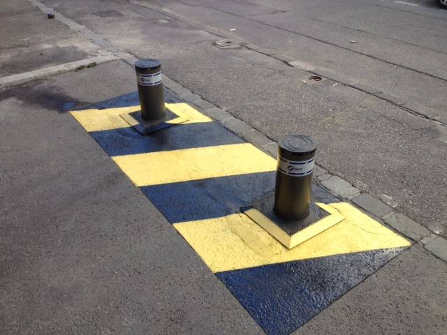 vente et pose bornes DKN500 DKN700  électriques escamotables Marseille