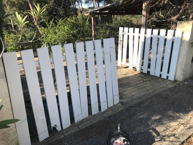 démontage portail cassé pour remplacement d'un portail aluminium design les Pennes Mirabeau 13170