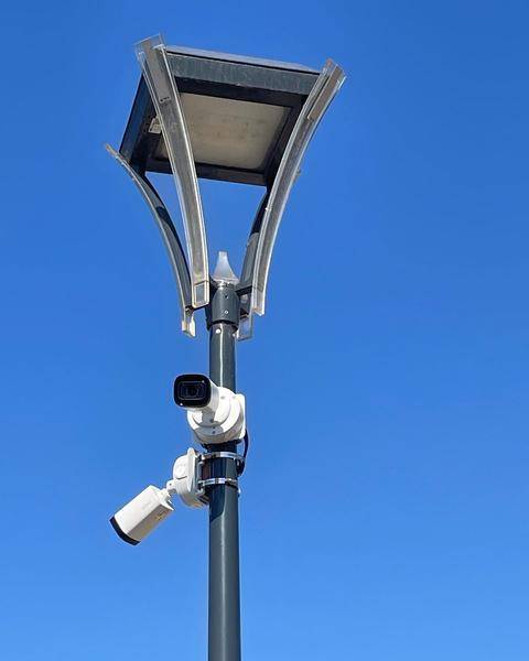 installation vidéo surveillance par caméras sur mât par Automatisations Services marseille aix