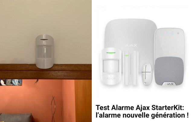 Protégez vous des cambriolages avec le système d'alarme sans fil Ajax nouvelle génération avec vérification visuelle photos à distance vendue par Automatisations Services