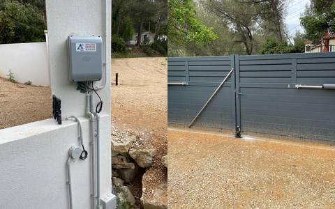 installation moteurs télescopiques universels came pour portails battants par professionnels premium AS13 à ALLAUCH