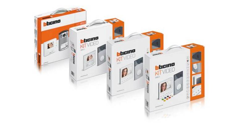 Kit résidentiel portier vidéo classe 100 et classe 300 bticino legrand