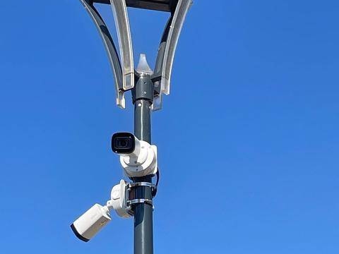 installation vidéo surveillance par caméras sur mât par Automatisations Services marseille aix