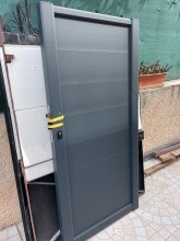 pose portillon forme droite aluminium gamme first atlantem fabrication francaise pour pavillon situé sur marseille 13012 as13 septèmes 13240