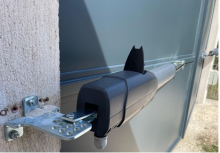 dépannage portail moteurs came de la gamme ats  posés sur portail aluminium à aix en provence par Automatisations services le partenaire premium du réseau came marseille