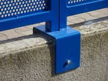 Fixation clôture sur muret existant rénovation Marseille