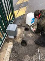 Scellement arceau de parking mobilier urbain chez Automatisations Services à Septèmes 13240