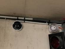 pose d'un système de vidéo surveillance par caméras dahua dans parking sous terrain résidentiel par Automatisations Services