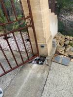 remplacement moteur enterré sur portail battant situé à Rognes par Automatisations Services