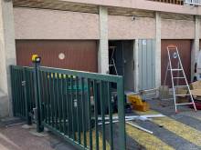 Installation et amenée de l'alimentation électrique pour une installation de vidé surveillance pour portail coulissant automatique d'accès à une résidence située à Carry le Rouet par Automatisations Services