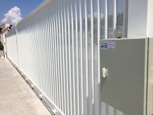 portail coulissant motorisé thermolaqué industriel marseille