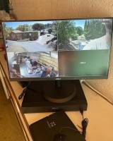 moniteur écran led hdmi de contrôle de système de vidéo surveillance par caméras et mini domes hd dahua par Automatisations services marseille aix
