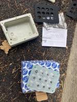 installation de digicode clavier numérique ACIE SU2-BASIC-G avec clavier rétro éclairées en polycarbonate par Automatisations Services septèmes entre aix etr marseille