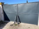 installation par AS13 Premium expert moteur CAME ATS pour portail battant en aluminium à Aix en Provence